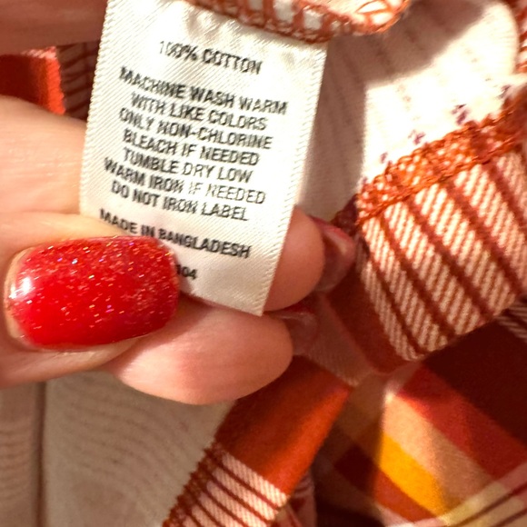 NWT  #FALL2025🍁  Multicolor Plaid Mock Turtleneck TOp  LARGE   #CL - Picture 7 of 9